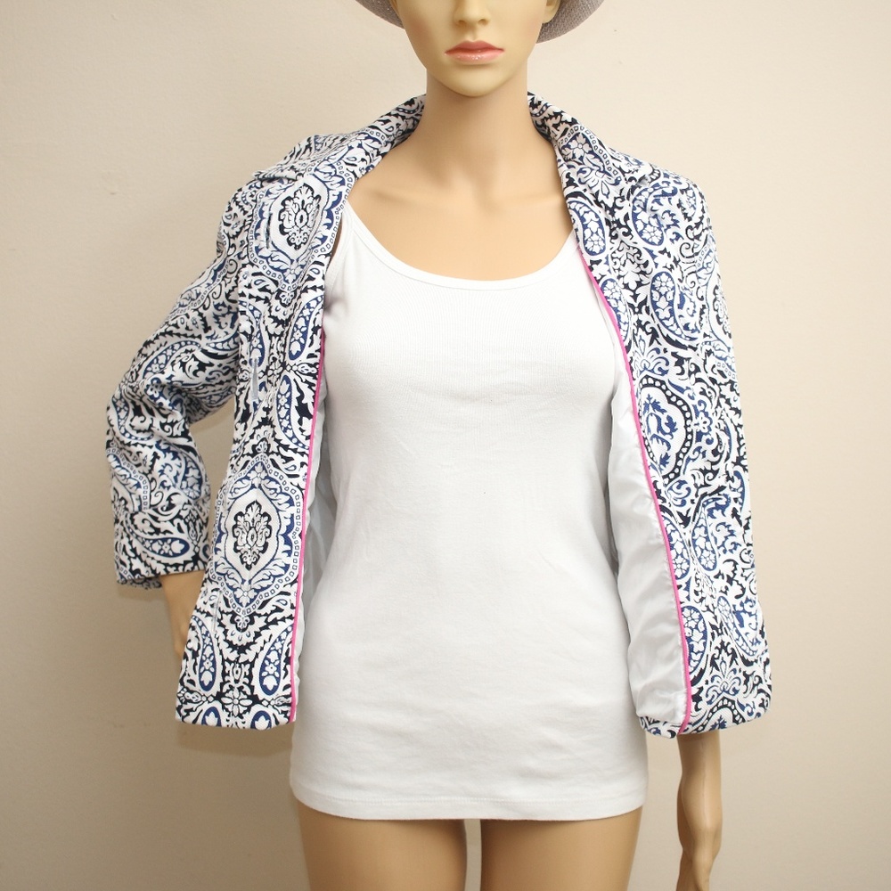 Josephine Essentials Paisley Print Jacket S - Picture 5 of 8